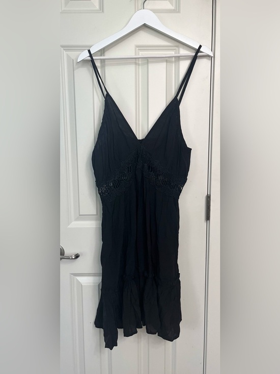 SHEIN Dresses & Skirts - SHEIN Spaghetti Strap Mini Dress with Crochet Waist NWOT